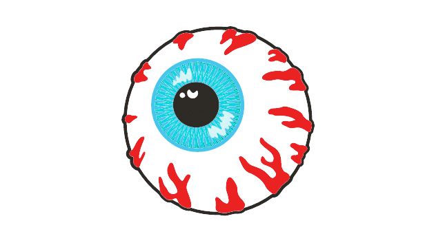 The Mishka eyeball logo.